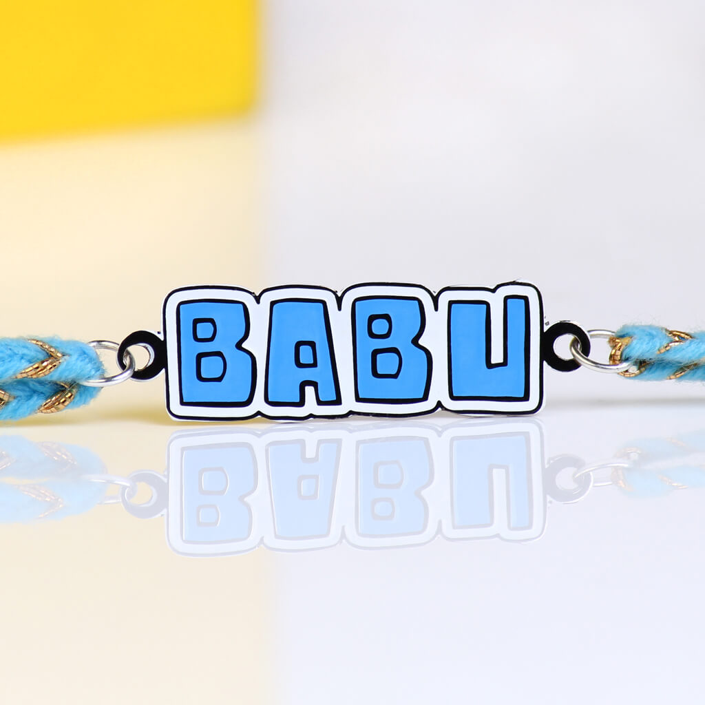 Babu Metallic Rakhi for Raksha Bandhan