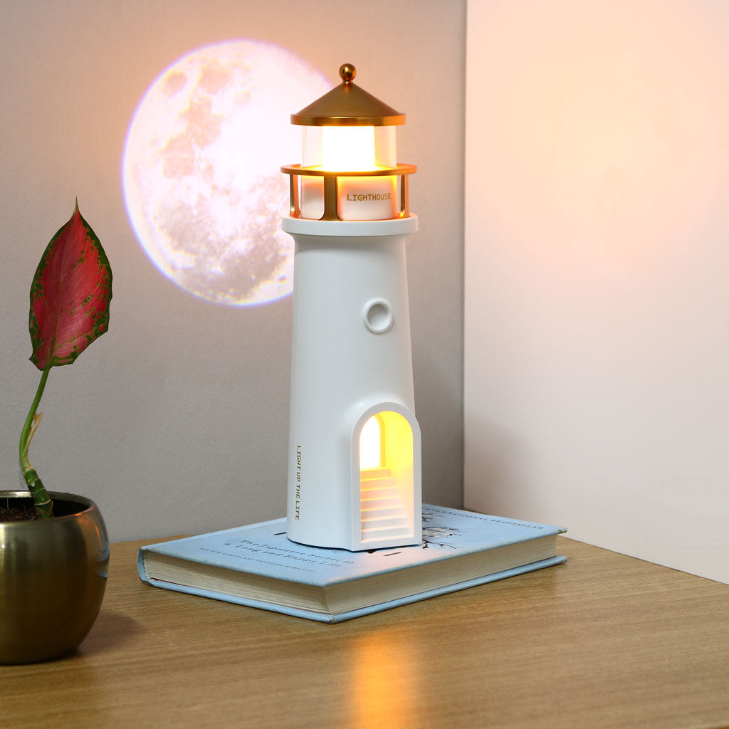Lighthouse Lamp with Projector